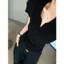 🔥có hàng sẵn🔥áo polo nữ áo thun cổ bẻ nữ áo phong cách hàn quốc nữ Trí Thông Minh Cao Cổ Chữ V Slim-fit Vai Ngắn Tay Áo Thun Nữ Mùa Hè Ve Áo Ice Silk Kn