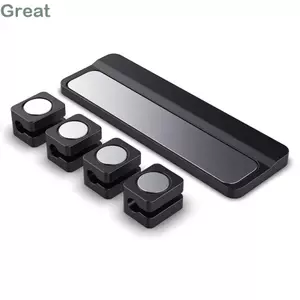 Giá đỡ cáp TUYỆT VỜI, Kẹp cáp từ tính có thể điều chỉnh, Giá đỡ dây mịn tự dính đa năng để quản lý cáp