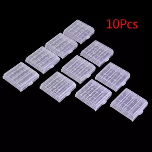 Hộp đựng hộp đựng nhựa 10x để sạc pin AA AAA [Vn]