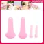 JASMINE 4 Cốc Massage Silicon, Dành Cho Cơ Thể Fac Ne Massage Mắt Hút Chân Không Chăm Sóc Da Mặt Cơ Thể, Dụng Cụ Làm Đẹp Chống Lão Hóa JASMINE