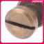 JASMINE 1 Đồng Thau DIY Túi Bule Túi Xách Đầu Tròn Lo Bule Da Thủ Công May Phần Cứng Túi Khóa Lo Phụ Kiện JASMINE