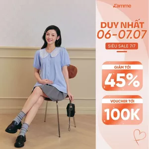 Áo bầu Aria Top áo suông mùa hè, chất thô nhuyễn kiểu dáng trẻ trung, áo công sở thanh lịch BY LAMME