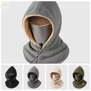 Mũ len AWNGD, Mũ chui đầu dày giữ ấm, Bộ cưỡi ngựa ngoài trời mùa đông chống lạnh Mũ bảo vệ tai nam giới