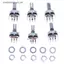 VFZ 5 Chiếc RV17 Có Công Tắc Điện Áp B1K 2K 5K 10K 20K 50K Tay Cầm Chiều Dài 15mm 5Pin Công Tắc Phim Carbon Điện Áp OTE