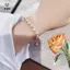 Vòng tay đính cườm ngọc trai Baroque thanh lịch dành cho phụ nữ Vòng tay có thể điều chỉnh sang trọng Trang sức ngọt ngào của cô gái thời trang Quà tặng tiệc sinh nhật [Mina]