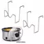 DONOVANQQ 2 chiếc Giá đỡ nắp nồi, Giá đỡ nắp nồi chống rách bằng thép không gỉ, Giá đỡ bảo quản nắp tiết kiệm không gian thực tế Nhà bếp