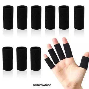 DONOVANQQ 10 Cái / bộ Miếng Bảo Vệ Tay Ngón Tay, Bảo Vệ Tay Tay Tay Golf Tay Cầm Tay, Ống Ngón Tay Silicon Không Trơn Trượt Nhiều Màu Sắc Cho Câu Cá Bóng Rổ