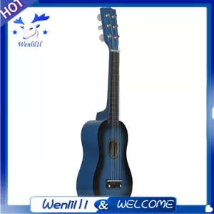 Ukulele 21 Inch Ukulele Soprano 6 Dây Basswood Guitar Uke Nhạc Cụ Cho Người Mới Bắt Đầu Âm Nhạc, Dễ Sử Dụng