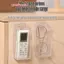 Giá đỡ điều khiển từ xa bằng Acrylic Hộp lưu trữ điều khiển treo tường Hộp lưu trữ điều hòa từ xa