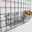 Giỏ đựng đồ trang trí bằng kim loại DIY Lưới sắt Chậu hoa Kệ treo tường Nghệ thuật Khung treo lưới Màn hình Ra Trang trí nhà cửa