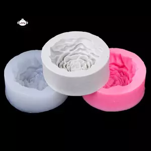 Maybest 3D Khuôn Nến Silicon Mẫu Đơn Lớn DIY Handmade Xà Phòng Hoa Thạch Cao Thủ Công Khuôn Trang Trí Bánh Sô Cô La Dụng Cụ Nướng Bánh {VN}