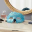 DONOVANQQ Chim Mỏ Mặt nạ Đại Bàng, Dây đàn hồi Gradient Crow Feather Mask, Nhựa mềm mại ngộ nghĩnh Mặt nạ Cosplay nửa mặt Trang phục chống đỡ