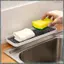 Bồn Rửa Xà Phòng Giá Đựng Bọt Biển Cốc Bộ Đồ Ăn Khay Thoát Nước Rửa Bát Chà Nhà Bếp Khay Bảo Quản Nhà Bếp Sắp Xếp Một