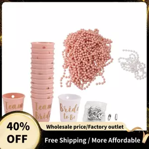 Kính bắn có dây chuyền, Ly Jga để treo, Gói 14 cốc dự tiệc cô dâu và độc thân đội, Kính bắn để treo
