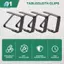 4 Đen Đen Đen Khăn Trải Bàn Kẹp Khăn Trải Bàn Cố Định Kẹp 5X4cm Khăn Trải Bàn Kẹp Cho Tiệc Buffet / Thịt Nướng / Tiệc Sân Vườn