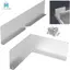 4 Gói Gutter Splash Guards Bạc Gutter Splash Guards cho ngôi nhà Mái góc thợ lặn Mái nhà thợ lặn đi mưa