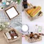 2 Chiếc Phòng Tắm Dùng Một Lần Giá Đỡ Khăn Khách Dài Cỏ Biển Dệt Mây Wicker Bàn Tay Khách Khăn Giỏ Khay, L
