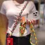 Hàng sẵn có Little Bee Chain Shell Điện thoại di động Dây buộc dài Messenger Hợp thời trang mạnh mẽ có thể trở lại Dây đeo táo bạo Nam Nữ Dây treo leo núi ngoài trời