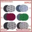 Littleloves1 30 Cái 3 Inch 75MM Bộ Giấy Chà Nhám 800-3000 Grit Đĩa Chà Nhám Khô Ướt Móc Vòng Giấy Nhám Dụng Cụ Mài Mòn Phù Hợp Với Gỗ Kim Loại VN