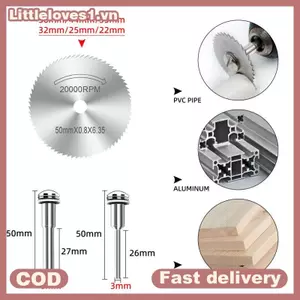 Littleloves1 10 / 31 PC Đĩa Cắt Kim Cương Chà Nhám Bánh Xe Mài Cưa Tròn de Chế Biến Gỗ Kim Loại Mini Khoan Dụng Cụ Xoay Phụ Kiện VN