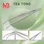 Nhíp kẹp trà đạo Kongfu kim loại tông màu bạc dài 7.4 "