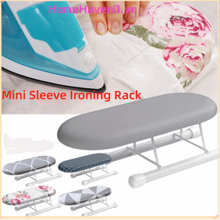 HOMEHAVEN Giá để bàn ủi nhỏ, Tấm ủi Mini có thể gập lại chịu nhiệt, Đồ dùng gia đình bằng kim loại Vỏ ủi quần áo gia dụng