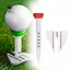 4 Chiếc Tee Golf Cho Golf Huấn Luyện Lái Xe Nhựa Golf Tee Chịu Lực Thấp Khoảng Cách Hơn Tee Chiều Cao Phù Hợp