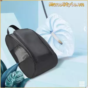 Túi đựng giày MONOSTYLE, Nhẹ có túi đựng giày có dây kéo, Túi đựng giày chơi gôn đa năng cầm tay thoáng khí