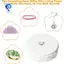 100 tờ giấy lò vi sóng tròn, lò vi sóng 4,7 '' cho đồ gốm, dành cho đồ thủ công nung chảy thủy tinh và đồ gốm