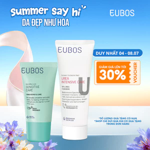 Combo Kem Dưỡng Da Tay EUBOS 25ml Và Kem Nứt Gót Dưỡng Da Chân UREA 10% 100ml Dưỡng Ẩm Chuyên Sâu