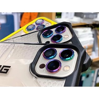 Dán bảo vệ mắt cam viền 7 mầu titan cho iPhone 11 -> 12 ProMax