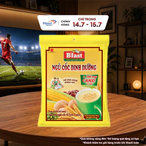 Sữa Hạt Ngũ Cốc B'Fast Canxi - Túi 20 Gói x 25g