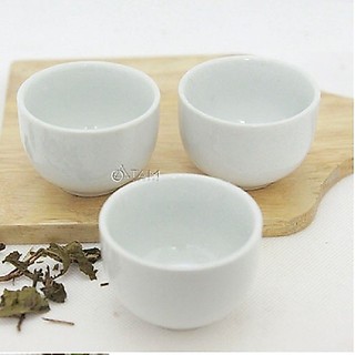 Set 6  Chén (Tách) Trà không Quai Bát Tràng Loại Nhỡ Hàng Đẹp