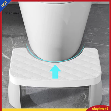 {xiapimart} Phân vệ sinh Ghế vệ sinh tiện dụng Ghế đẩu vệ Nhà vệ sinh Hạng nặng 7 Inch – Ghế đẩu bước trong phòng tắm tiện dụng để chuyển động lành mạnh Giảm bệnh trĩ cho Đông Nam