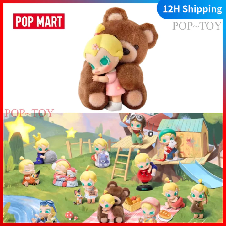 POPMART Baby Molly MY HUGGABLE DISCOVERY Series Blind Box Figures pop mart blind box figures gift đồ chơi búp bê quà tặng