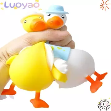 LUOYAO1 Hình Vịt Bóp Đồ Chơi, Đồ Chơi Thần Tài Cảm Giác Hoạt Hình Tăng Chậm, Đồ Chơi Giải Nén Động Vật Ngồi Giảm Lo Âu