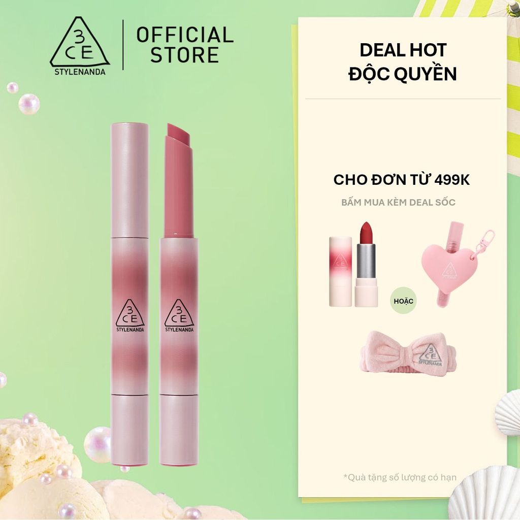 Son bóng dưỡng môi bắt sáng 3CE Shine Reflector (Son vặn 1 chiều)