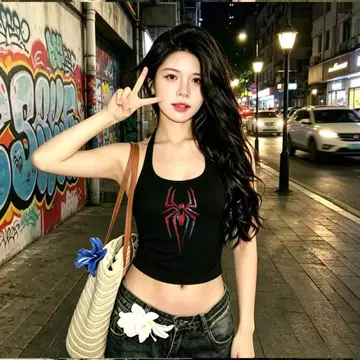 COD✅(Hồ Chí Minh)🚚Áo croptop - Premium Cotton - 250gsm - áo thun nữ dạo phố-áo thun nữ in truyện tranh logo.-999