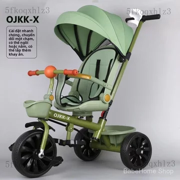 Xe đẩy em bé/Xe đẩy cho béXe ba bánh trẻ em, xe đạp có bàn đạp cho bé, xe đẩy em bé có thể gấp gọn, xe đạp trẻ em, phụ k