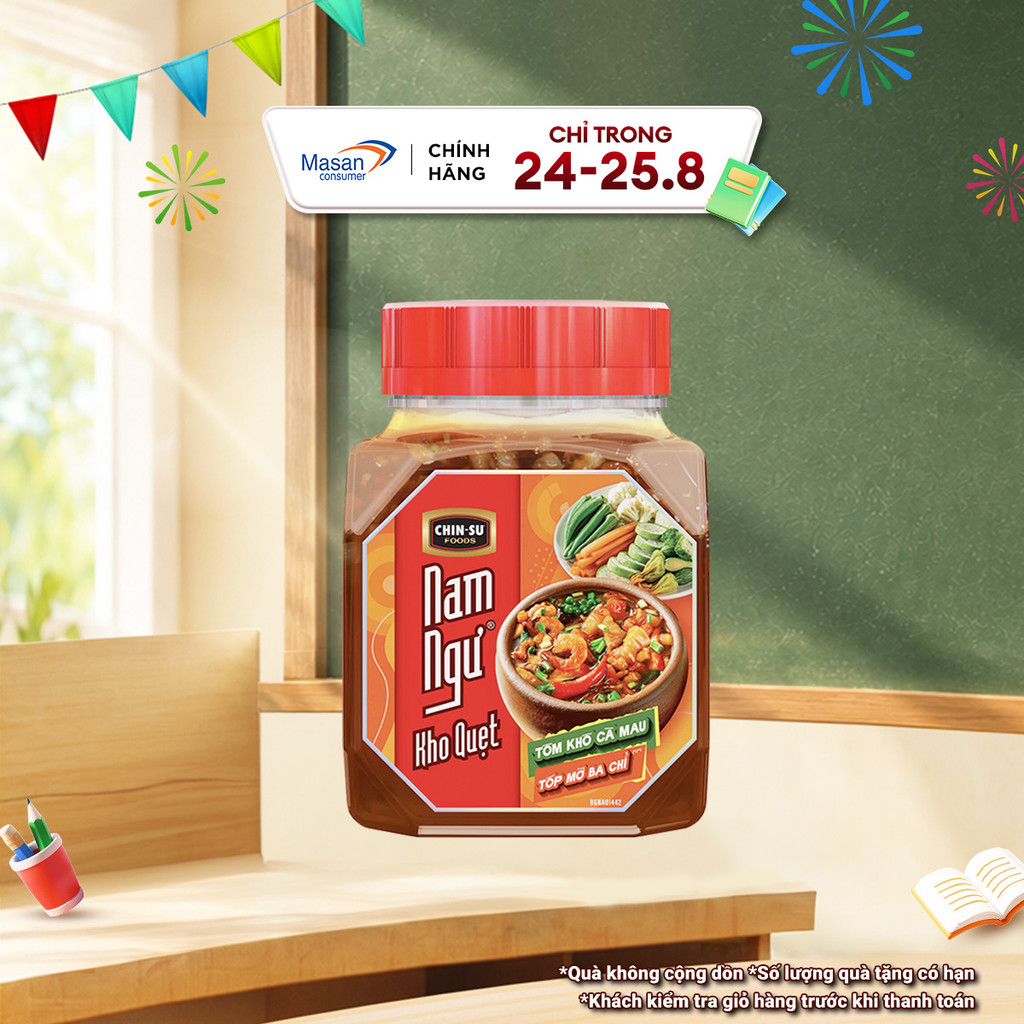 Kho Quẹt Nam Ngư Tôm Khô Cà Mau Tóp Mỡ Ba Chỉ 200gr