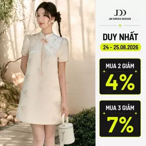 Đầm dáng suông bèo đổ chân 1F31.2411BF thiết kế bởi JM Dress Design