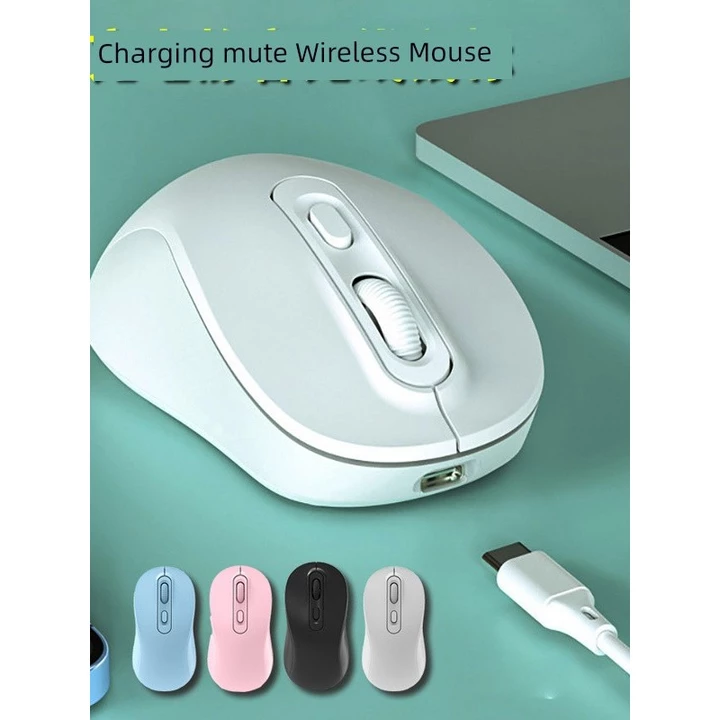 chuột không dây silent chuột không dây laptop Sạc Chuột Không Dây Nút Im Lặng Chuột Không Dây Trình Điều Khiển Máy Tính usb Chuột Không Giới Hạn Đa Nă – 2