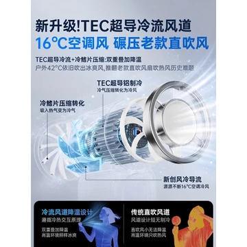 quạt tích điện pin trâu quạt tích điện Quạt Cầm Tay 2026 Phong Cách Mới Mini Ngón Tay Cái Nhỏ Im Lặng Ngoài Trời Sinh Viên Di Động Để Bàn usb Quạt Lạnh