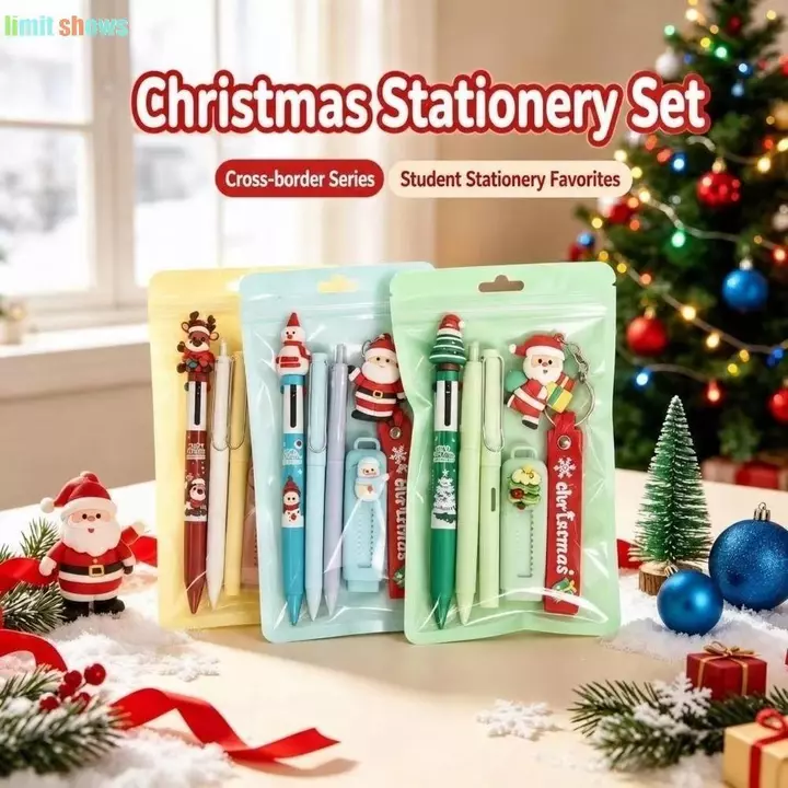 limit shows GIỚI HẠN HIỂN THỊ 5 Cái / bộ Học Văn Phòng Phẩm Quà Tặng, Bút Chì Highlighter Bút Giáng Sinh Bộ Văn Phòng Phẩm, Ông Già Noel Móc Khóa Tẩy Băng Hiệu Chỉnh Trẻ Em Học Tập Văn Phòng Phẩm Bộ Đ