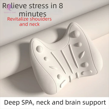 RESOURCE LIMIT Gối Massage Cổ Tử Cung, Gối Đeo Vai Cổ Đa Năng, Dụng Cụ Massage Nhẹ nhàng Massage Chống Mài Mòn Chiropractic Gối Bụng Ngủ