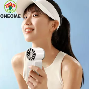 Quạt Turbo cầm tay ONEOME, Quạt cầm tay Mini Air Turbo Tech, Quạt cầm tay Mini làm mát siêu yên tĩnh 6 bánh có thể điều chỉnh gió USB Quạt sạc sinh viên