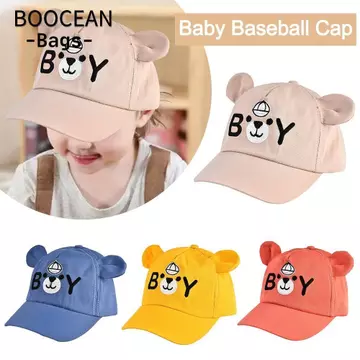 Mũ bóng chày cho bé BOOCEAN, Mũ có thể điều chỉnh cho trẻ em Mũ bé trai bé gái Mũ chống nắng, Mũ chống nắng có tai Mũ che nắng Mũ lưỡi vịt ngoài trời