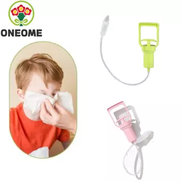 Máy làm sạch mũi cho trẻ sơ sinh ONEOME, Loại kéo đầu silicon Máy hút mũi cho trẻ em, Máy rửa mũi an toàn chống chảy ngược di động có thể làm sạch được cho trẻ mới biết đi