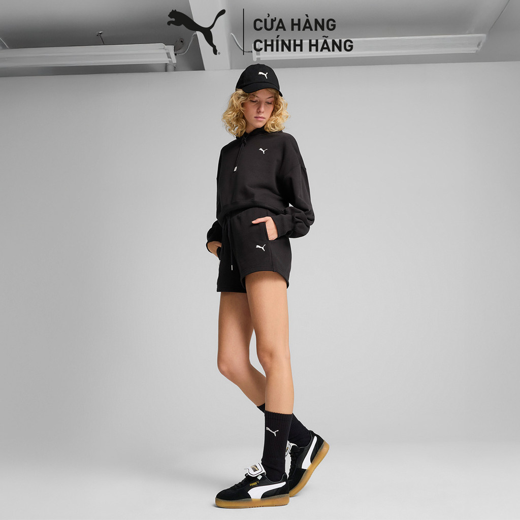 Quần Đùi Thời Trang PUMA Nữ WARDROBE ESS Shorts Black Màu Đen