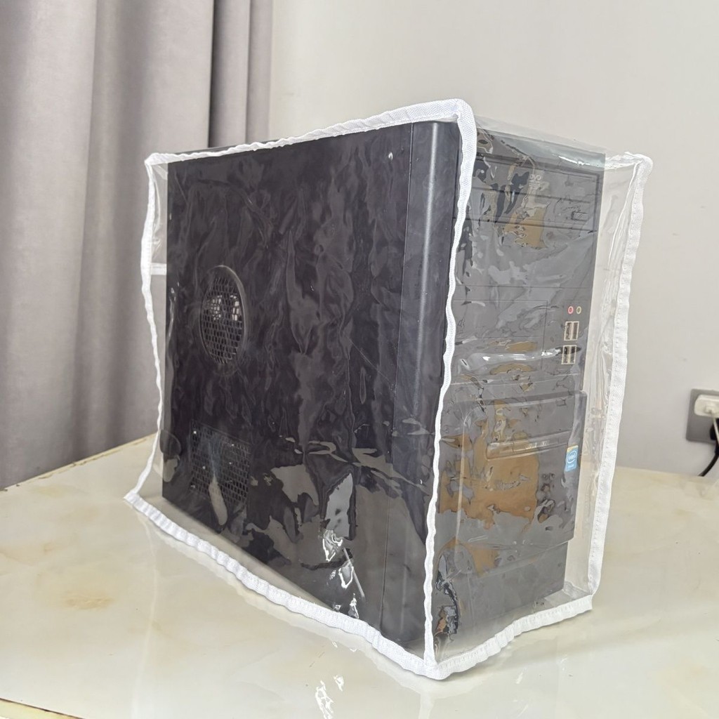 SANCHENG3CBY13 Bảng điều khiển máy tính để bàn PVC trong suốt Chống bụi Vỏ trò chơi Khung gầm chống bụi
